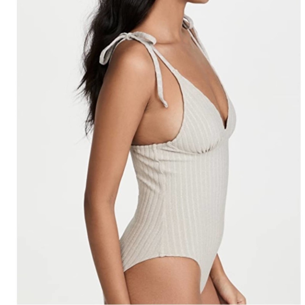 Solid & Striped The Olympia Solid Rib Silver One-… - image 2